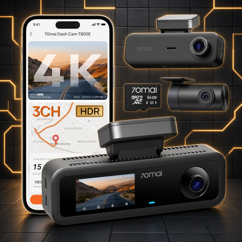 TECHGIER | 70mai T800 | 4K Dashcam