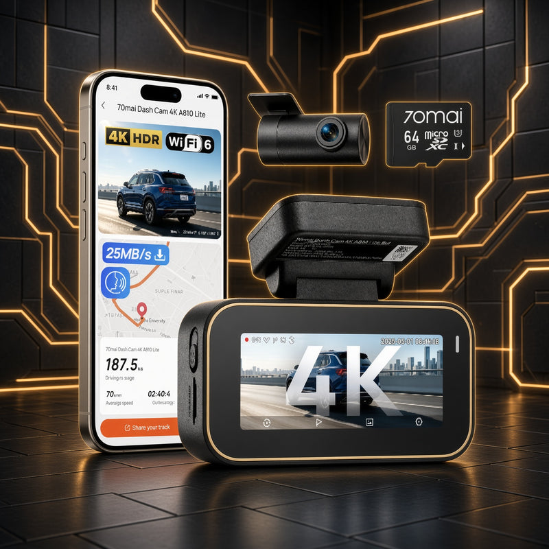 TECHGIER | 70mai A810 Lite | 4K Dashcam