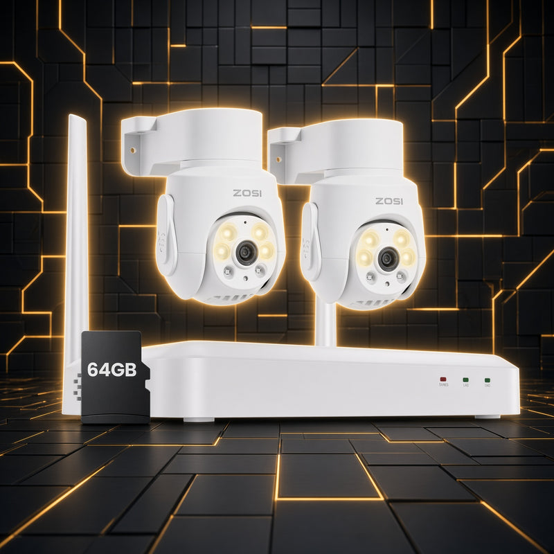 TECHGIER | ZOSI C280 5MP PTZ WLAN Set | 1TB