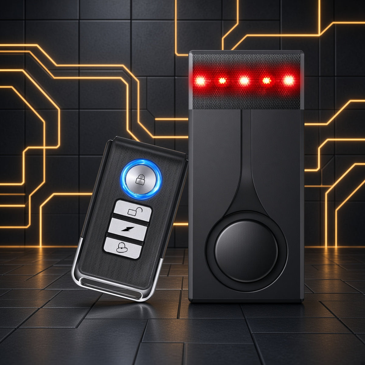 TECHGIER | Auto Vibrationsalarm | 108 dB