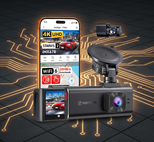 TECHGIER | REDTIGER F7NA | 4K Dashcam