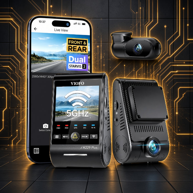TECHGIER | VIOFO A229 Plus | Dual Dashcam